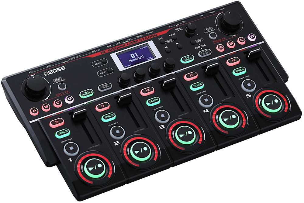 BOSS RC-505MKII Five-Track Stereo Tabletop Loop Station – Twin
