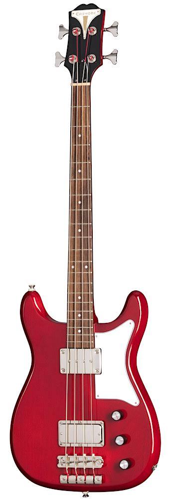 Epiphone Newport Electric Bass Guitar Cherry – Twin Town Guitars