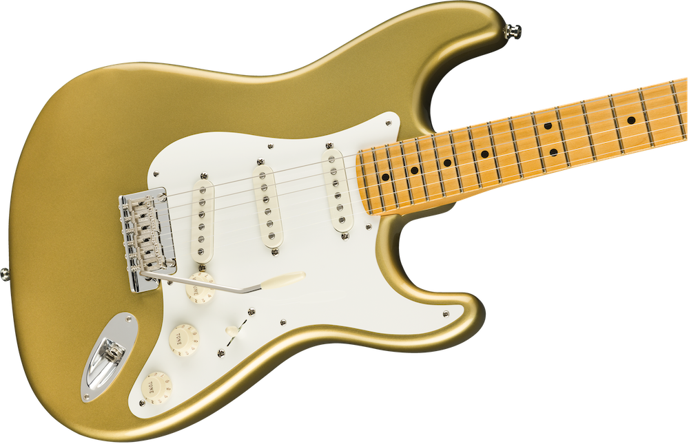 Fender Lincoln Brewster Aztec Gold Stratocaster Electric Guitar with C