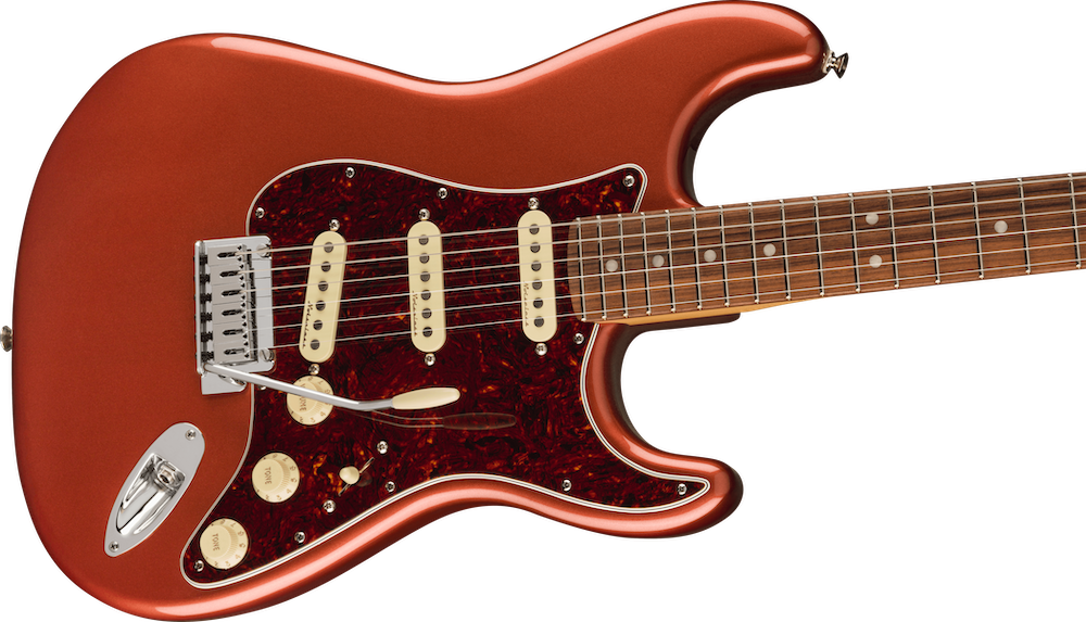 Fender Player Plus Stratocaster Electric Guitar Candy Apple Red Twin