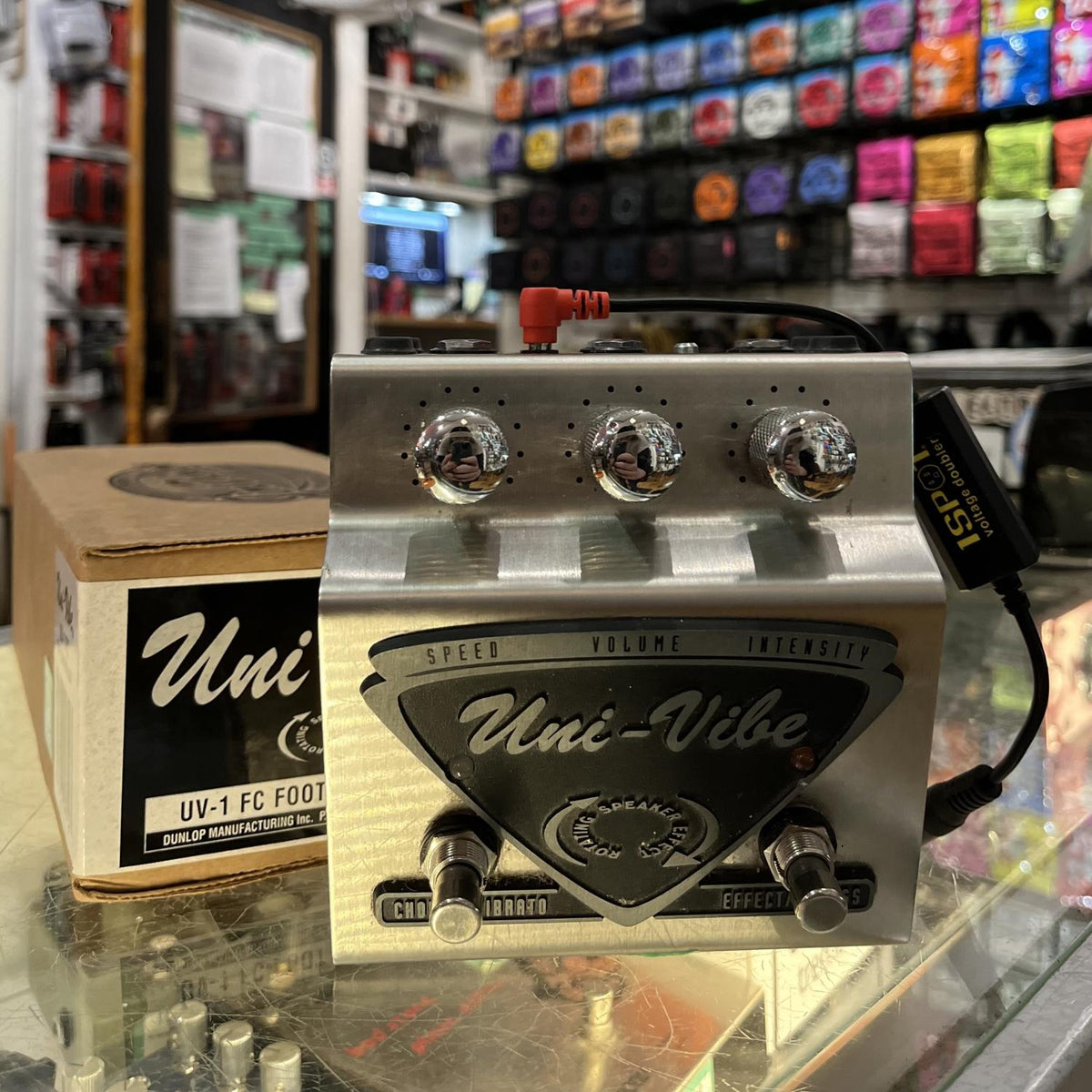 best uni-vibe pedal Dunlop Uni-Vibe UV-1 USED – Twin Town Guitars