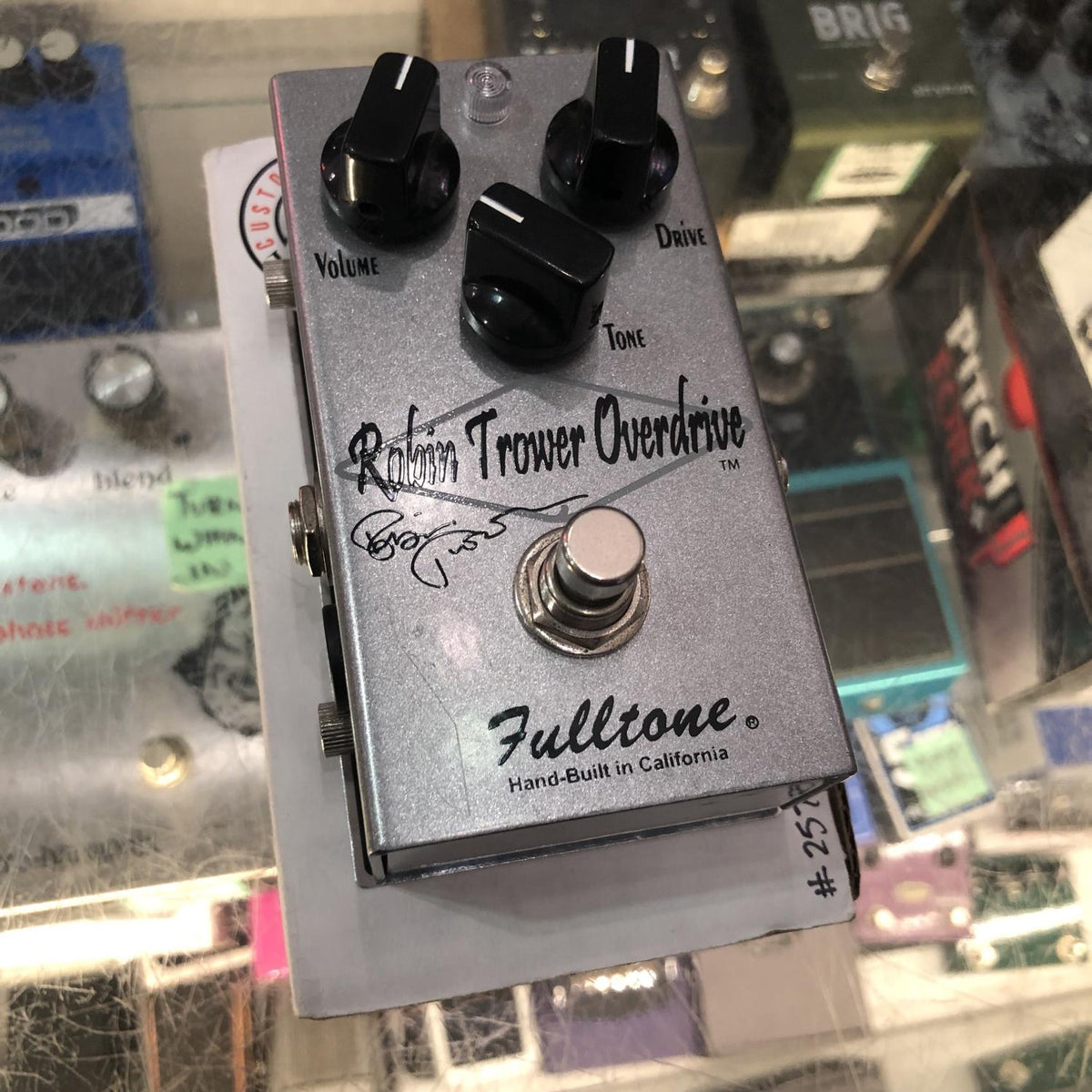 robin trower effects pedals Fulltone Robin Trower Overdrive Pedal USED – Twin Town Guitars