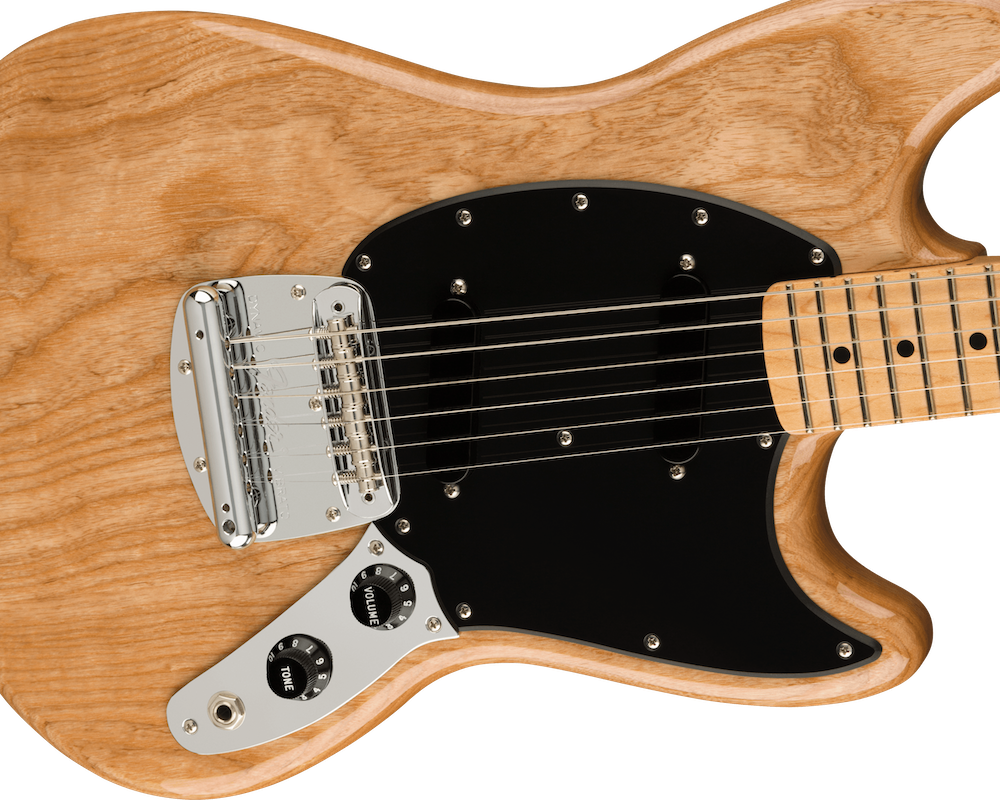 Fender Ben Gibbard Signature Mustang Natural Electric Guitar with Fender Ben Gibbard Signature Mustang Natural Electric Guitar with