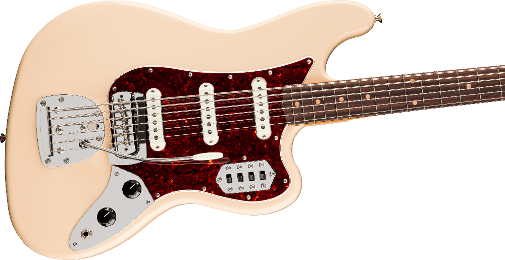 Fender Vintera III Early '60s Olympic White Bass VI Electric