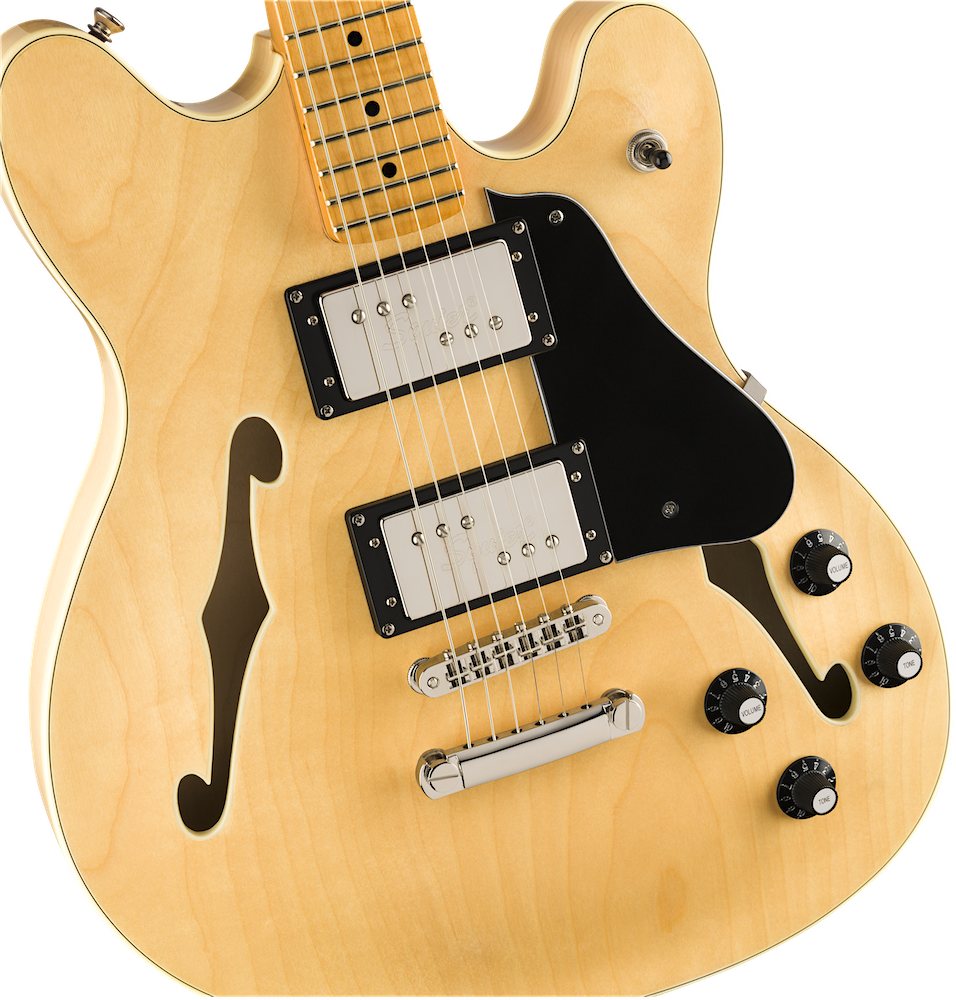 Squier Natural Classic Vibe Starcaster Electric Guitar with Maple