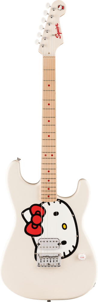 Squier - Fender x Hello Kitty White Stratocaster - White – Twin