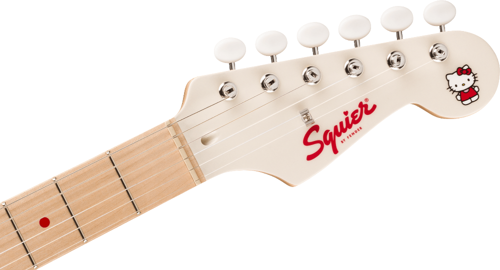 Squier - Fender x Hello Kitty White Stratocaster - White – Twin