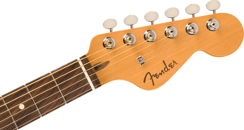 Fender Natural Highway Series Parlor Acoustic Electric Guitar with