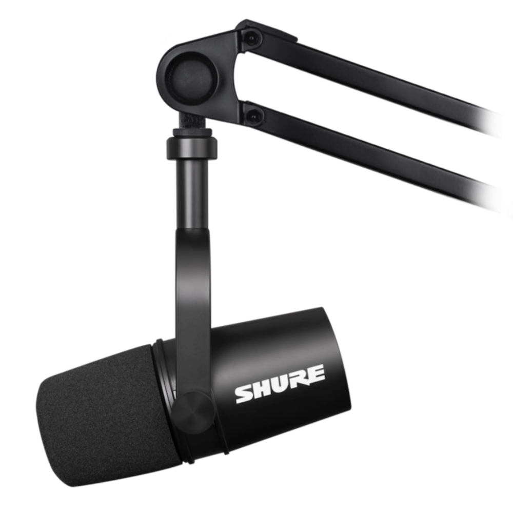 Shure MV7-K Black USB and XLR Podcast Microphone – Twin Town Guitars