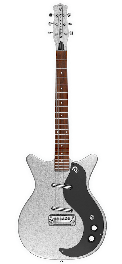 Danelectro '59 Mod NOS Silver Metal Flake Electric Guitar