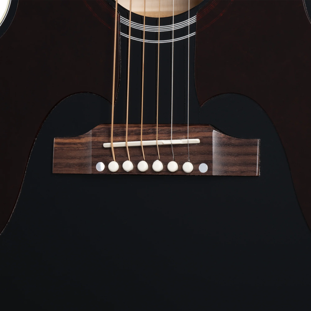 Gibson Guitars J-180 Everly Brother Ebony Acoustic Electric Guitar