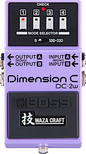 BOSS DC-2W Waza Craft Dimension C Stereo Chorus Effects Pedal
