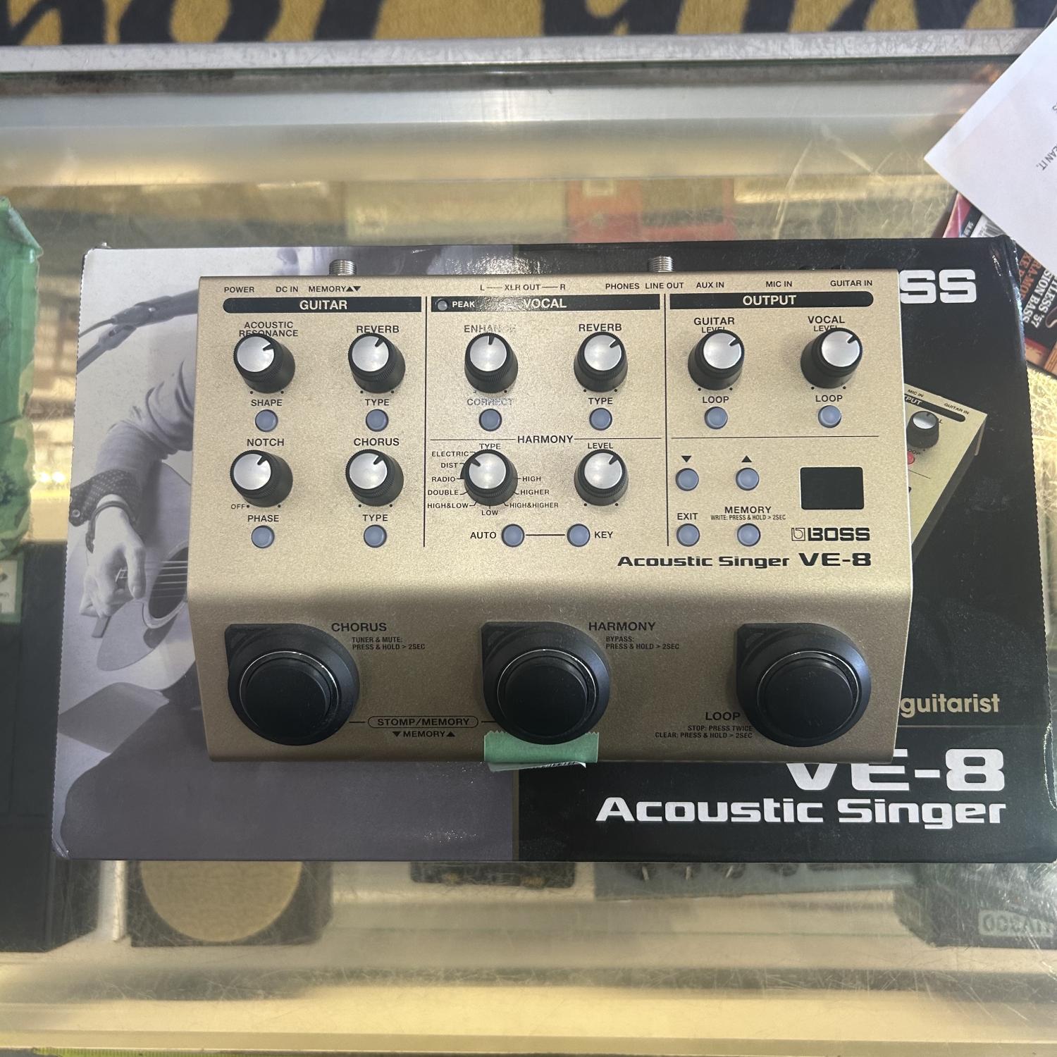 BOSS VE-8 Vocal Effects Pedal USED – Twin Town Guitars