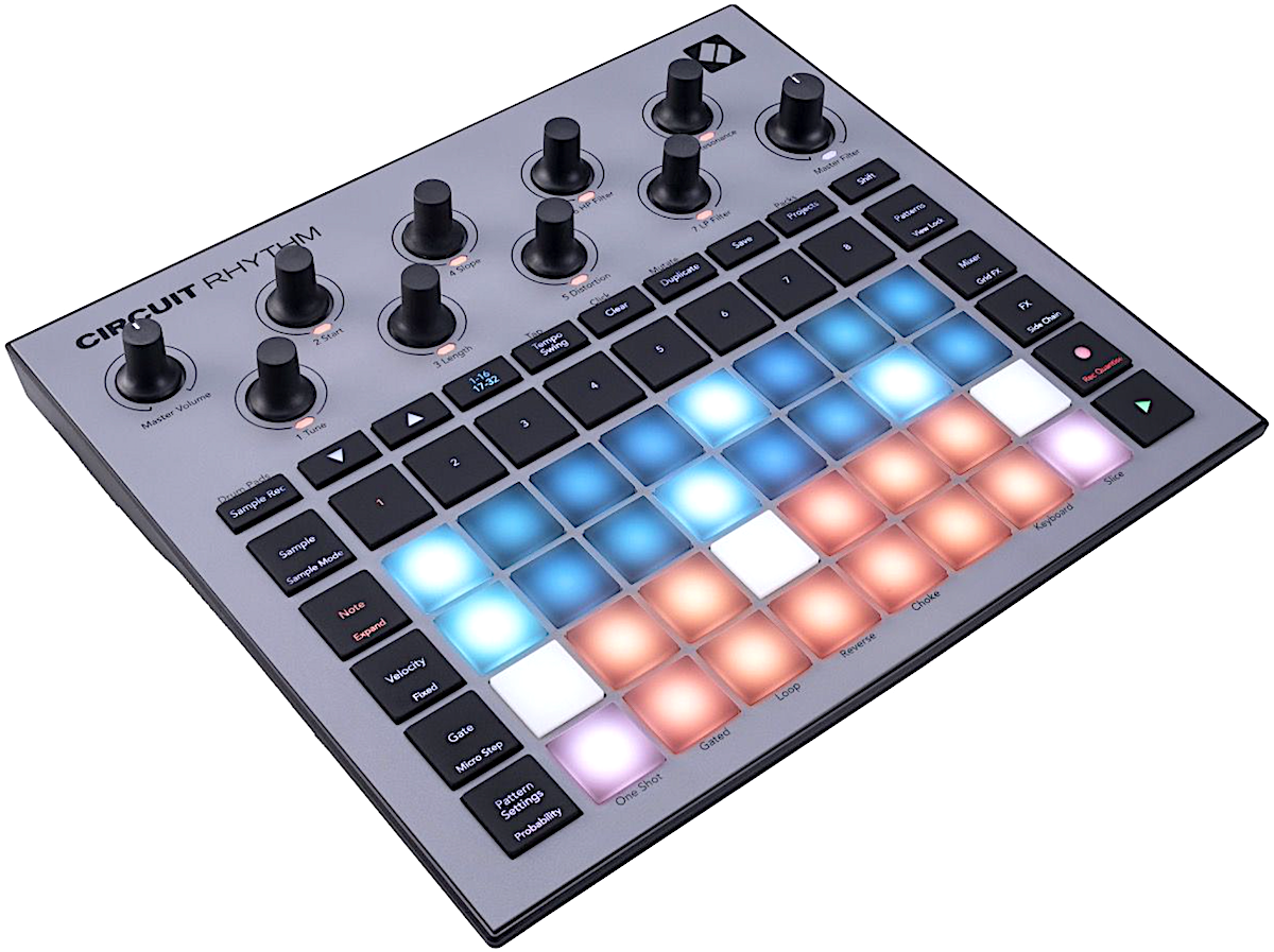 Novation Circuit Rhythm Drum Machine Beatmaking Sampler – Twin Novation Circuit Rhythm Drum Machine Beatmaking Sampler – Twin