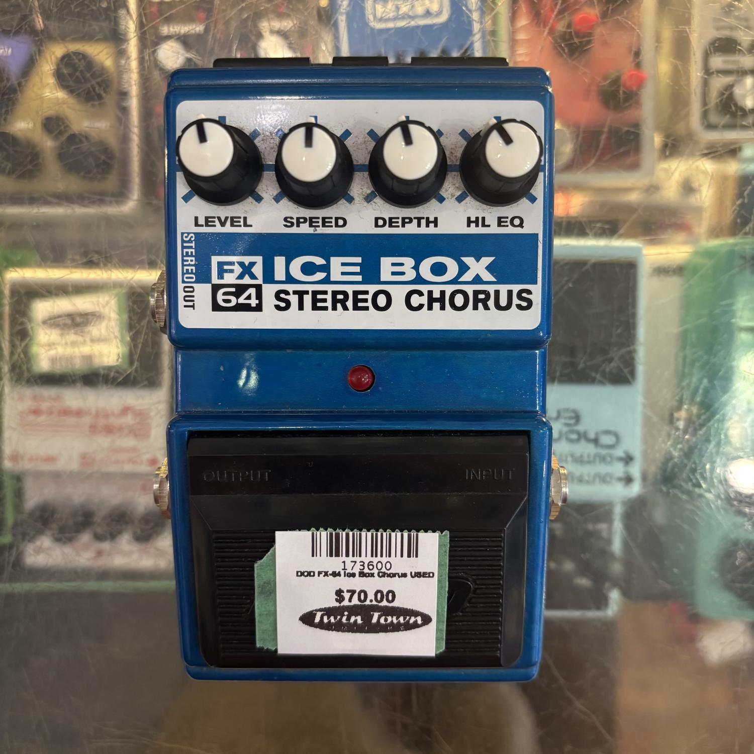 名機DOD FX64 ICE BOX Stereo Chorus DOD FX-64 Ice Box Chorus USED – Twin Town Guitars
