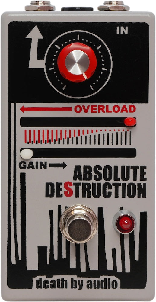 Death By Audio Absolute Destruction Overloading Power Amplifier Distortion Effects Pedal Gray