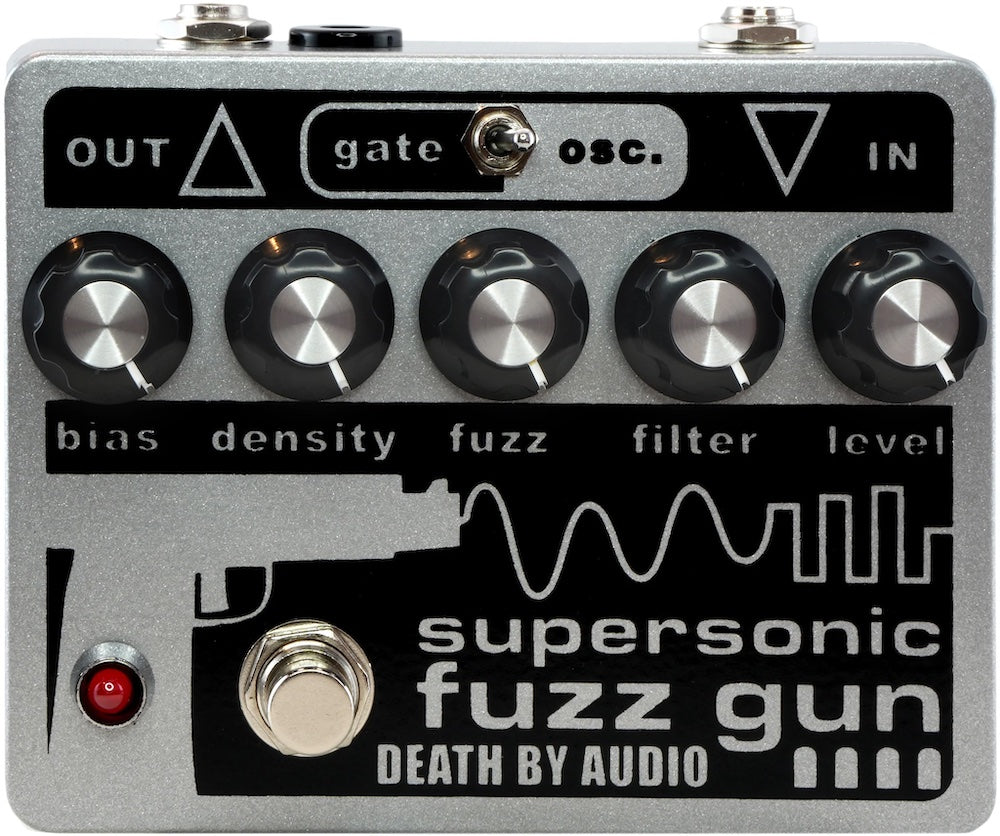 death knob pedal Death By Audio Supersonic Fuzz Gun Fuzz Pedal