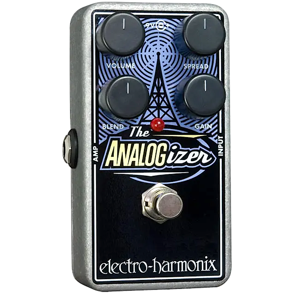 Electro-Harmonix Analogizer guitar effects pedal on a white background