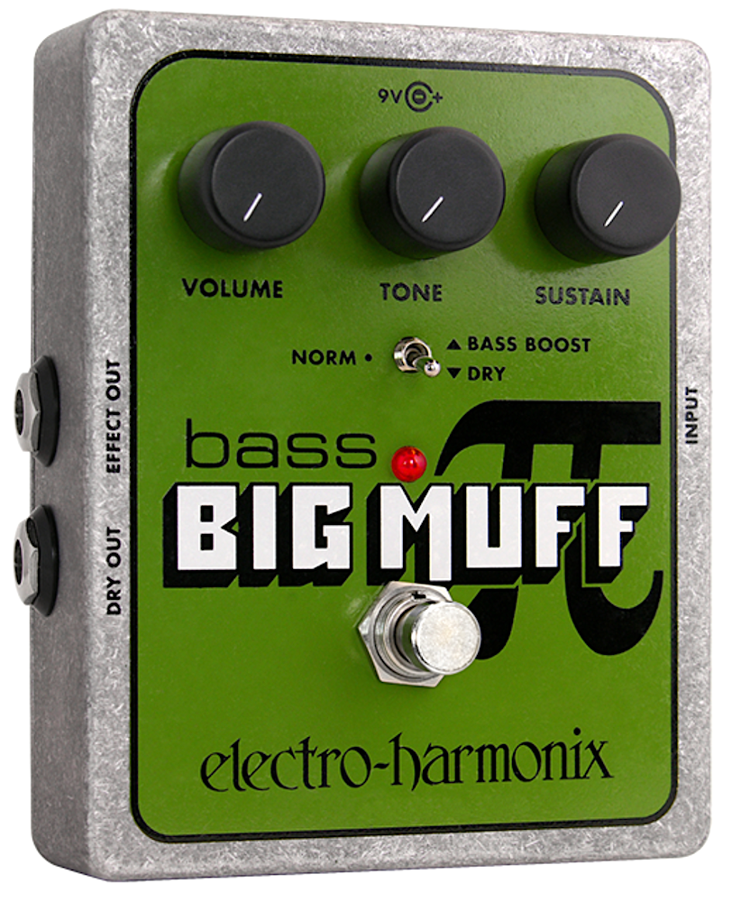 Electro-Harmonix Bass Big Muff Fuzz Guitar Effects Pedal – Twin
