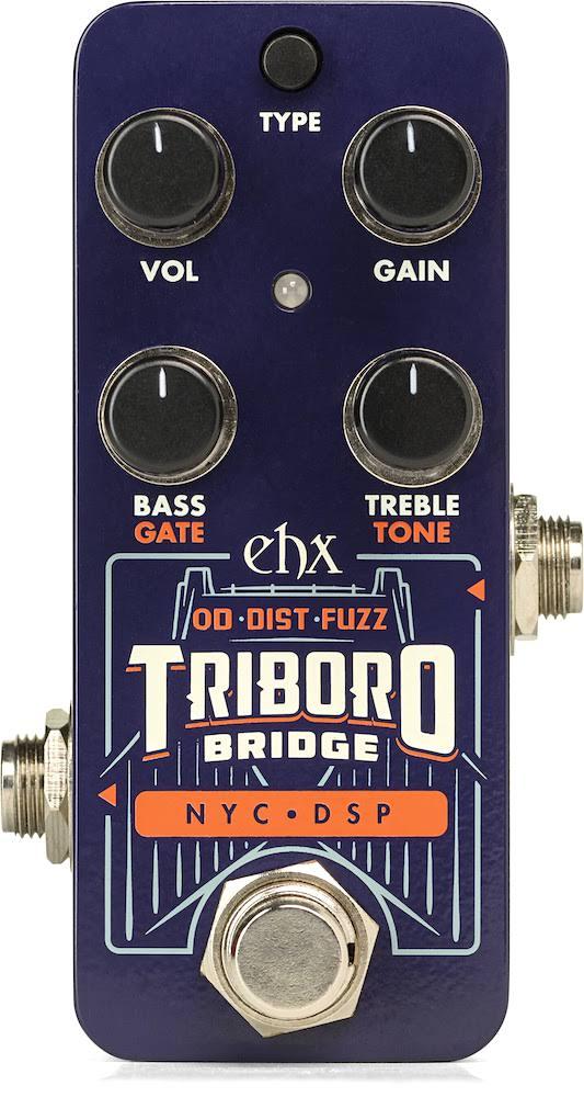 ehx fuzz pedals Electro-Harmonix Pico Triboro Bridge Overdrive Distortion Fuzz Pedal