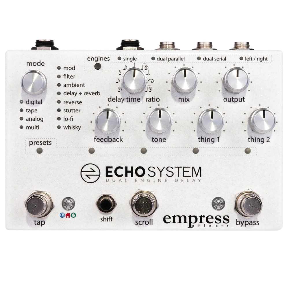 Empress Effects Echosystem Dual Engine Delay Effects Pedal – Twin
