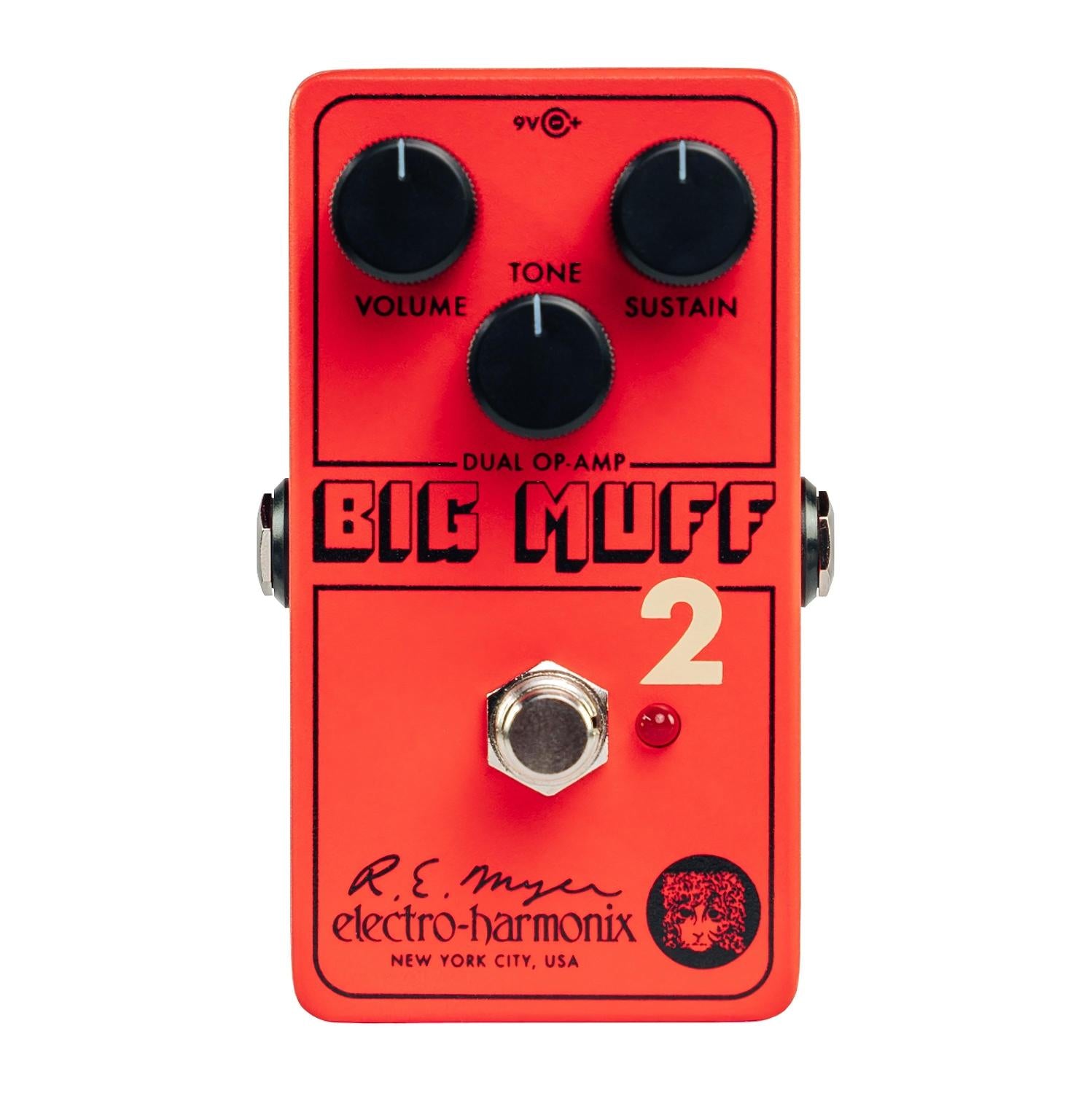Electro-Harmonix Big Muff Pi 2 Dual OP-AMP Fuzz Effects Pedal