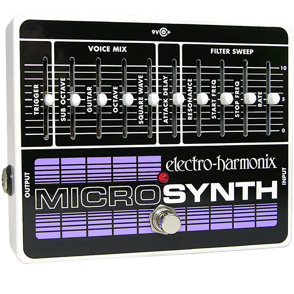 Electro Harmonix Microsynth Analog Guitar Synthesizer Pedal