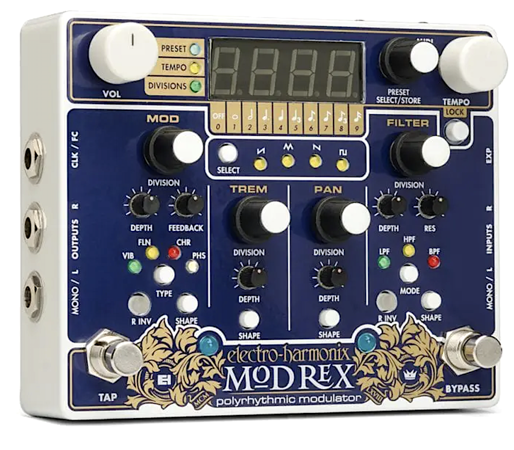 Electro-Harmonix Mod Rex Polyrhythmic Modulator Multi-Effect Pedal – Twin Town Guitars