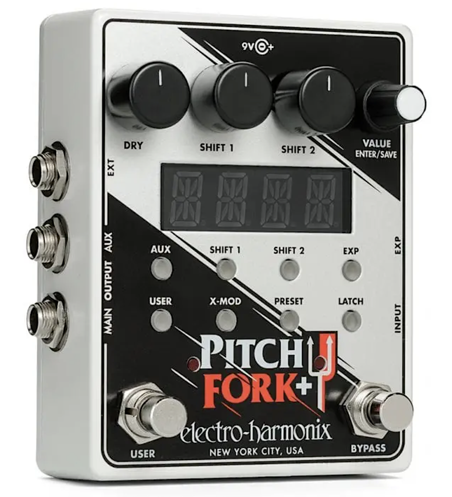 Electro-Harmonix Pitch Fork + Polyphonic Pitch Shifter Pedal