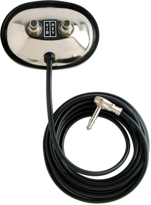 Fender 2Button VintageStyle Footswitch Vibrato / Reverb On/Off with