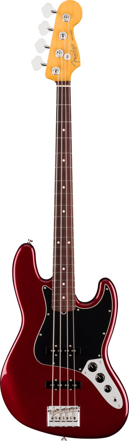 Fender American Professional Jazz Bass Oxblood Bass Guitar with