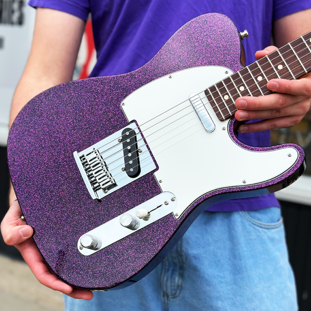 Fender Custom Shop Custom Deluxe Telecaster Magenta Sparkle