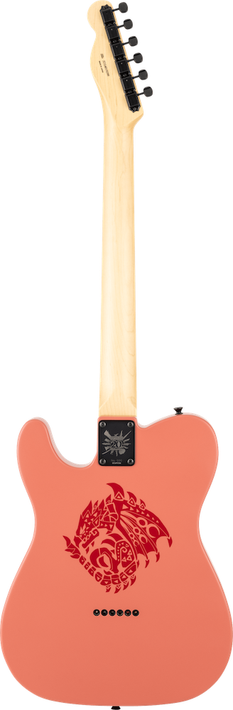 Fender Monster Hunter Rathalos RedTelecaster with Rosewood