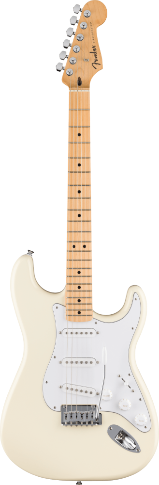 Fender Standard Stratocaster Olympic White Electric Guitar – Twin