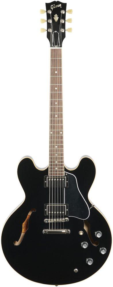 Gibson Guitars ES-335 Vintage Ebony Electric Hollowbody Guitar