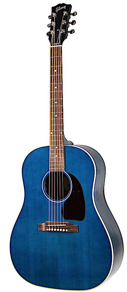 Gibson J-45 Bluebonnet Gloss Standard Acoustic Guitar with