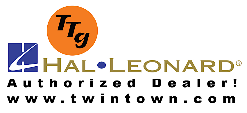 Logo of Hal Leonard, an authorized dealer of TTg, on a white background.