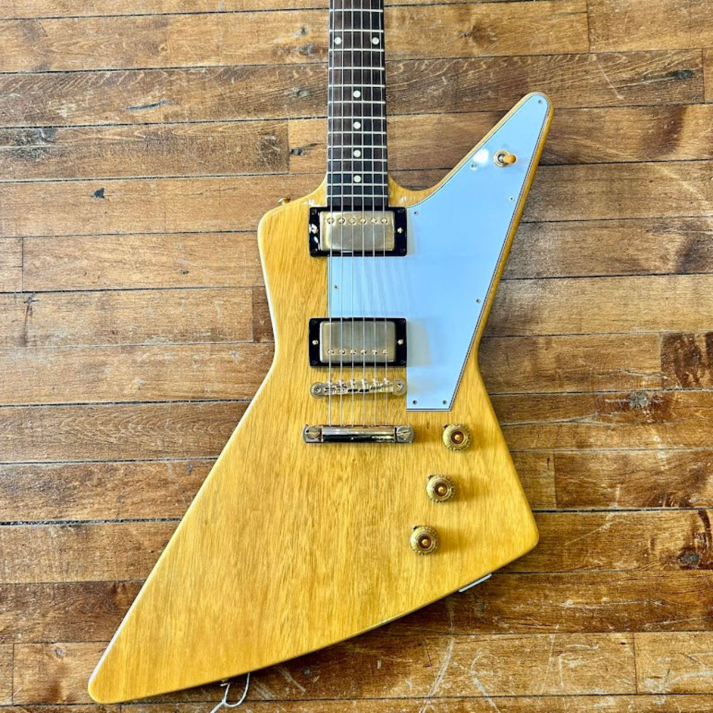 Gibson Custom Shop 1958 Korina Explorer Reissue (White Pickguard