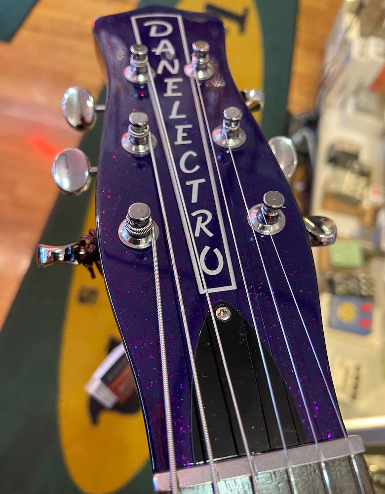 Danelectro Blackout '59 Purple Metal Flake Electric Guitar – Twin