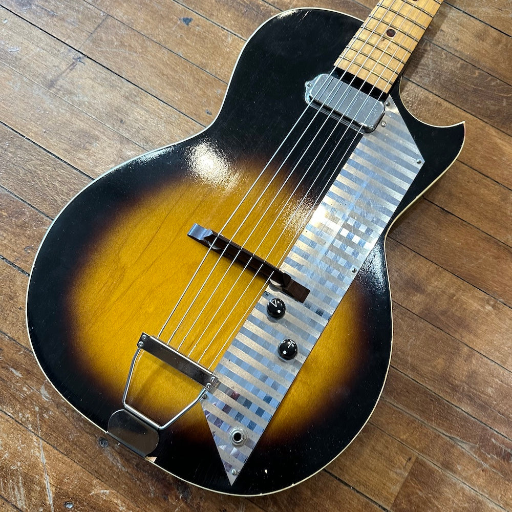 Kay K1961 Value Leader Sunburst Electric Guitar with Original