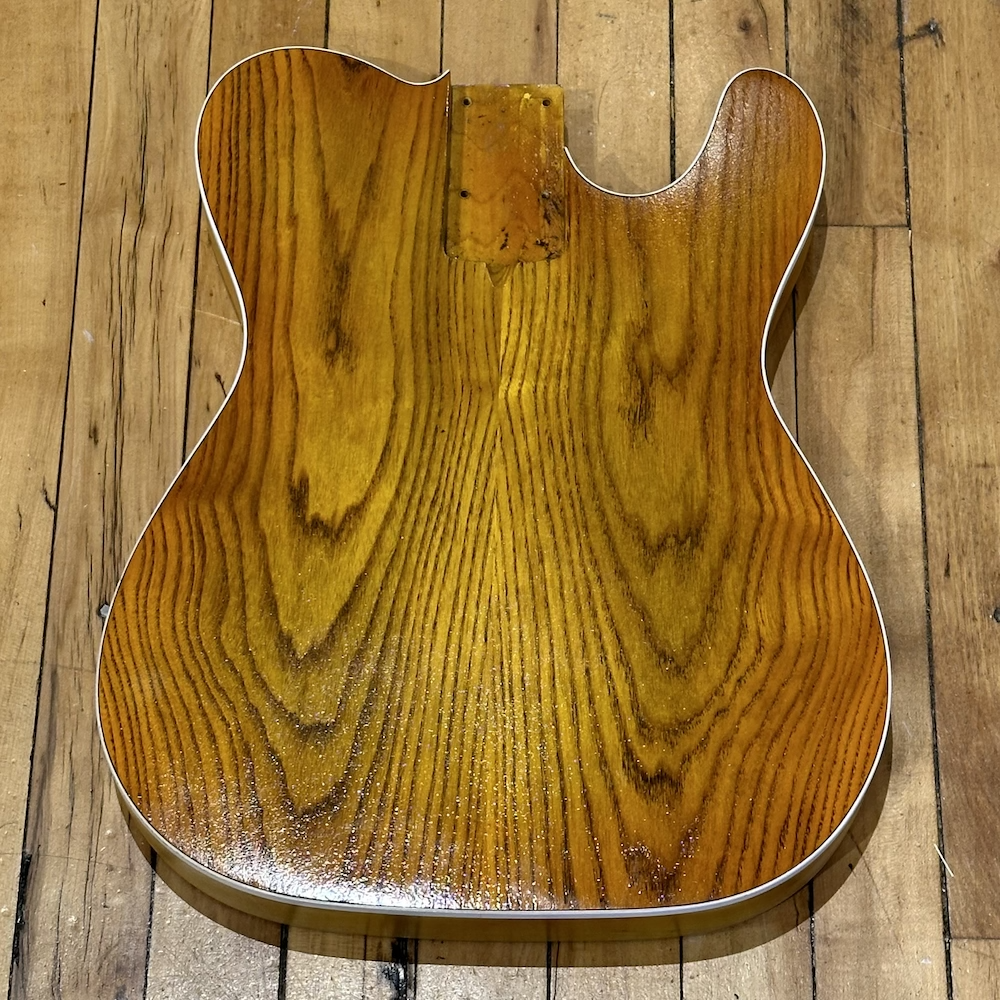 Kurt Nelson Bass Banger Chambered Single Cut Electric Bass Body Twin