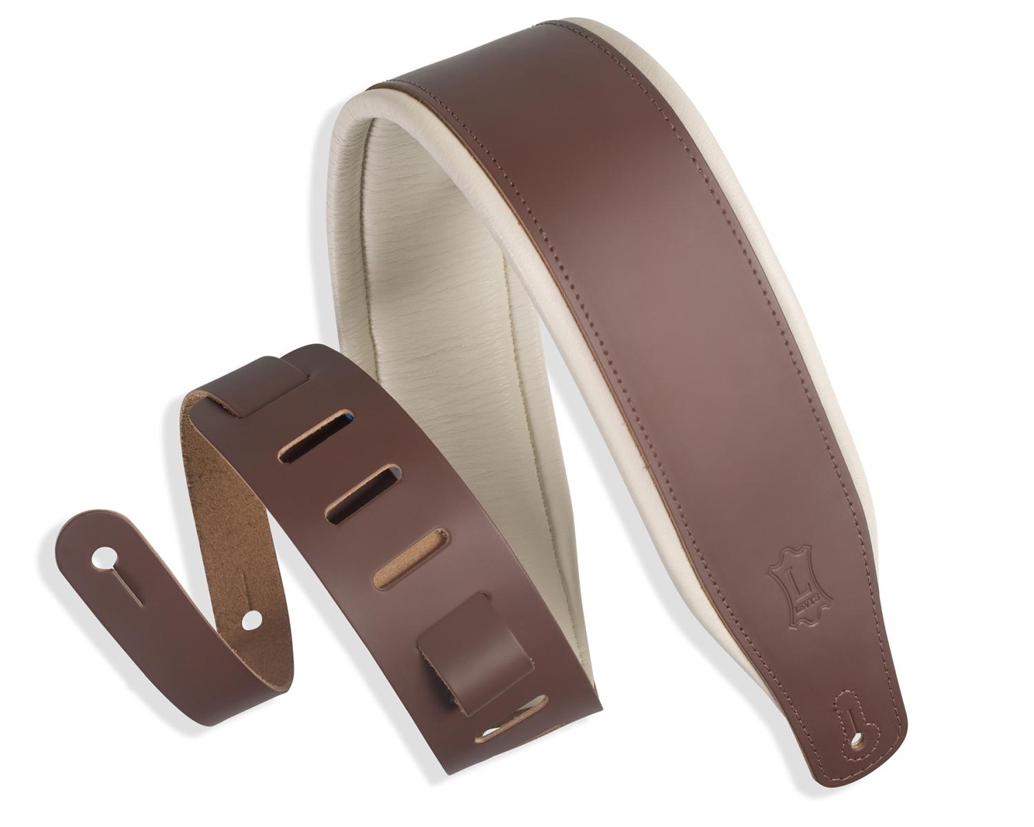 Levy's M26PD-BRN_CRM Favorite Padded Two-Tone Brown and Cream