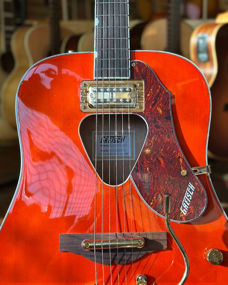 Gretsch G5034TFT Rancher Dreadnought with Bigsby – Twin Town Guitars Gretsch G5034TFT Rancher Dreadnought with Bigsby – Twin Town Guitars