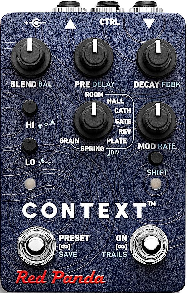 Red Panda Effects Context 2 Reverb Effects Pedal – Twin Town Guitars