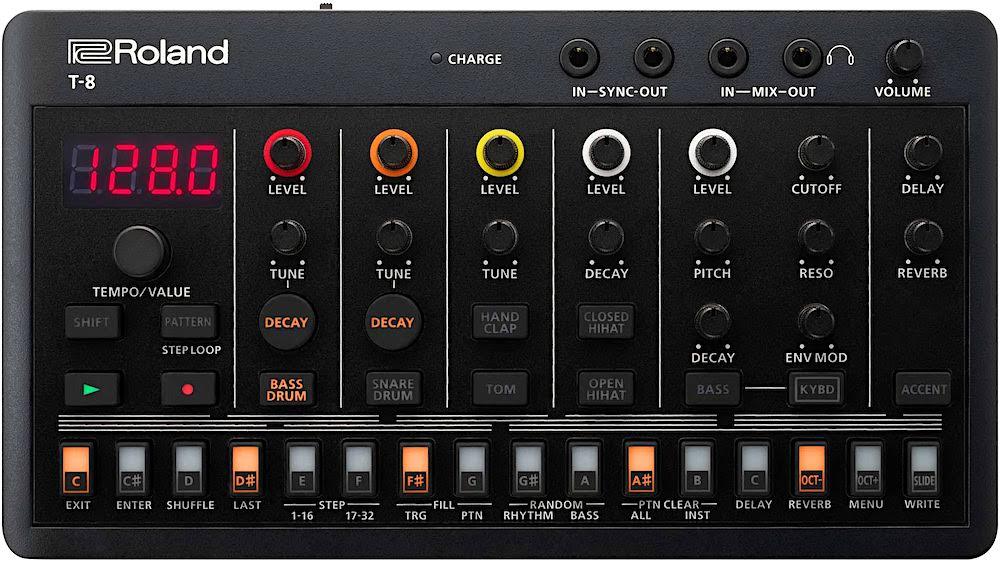 鍵盤楽器 Roland AIRA Compact T-8 BEAT MACHINE Roland T-8 Aira Compact Beat Machine – Twin Town Guitars