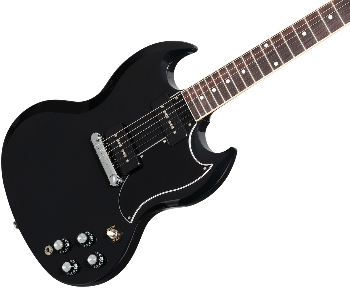 Gibson SG Special Ebony Electric Guitar with Case – Twin Gibson SG Special Ebony Electric Guitar with Case – Twin