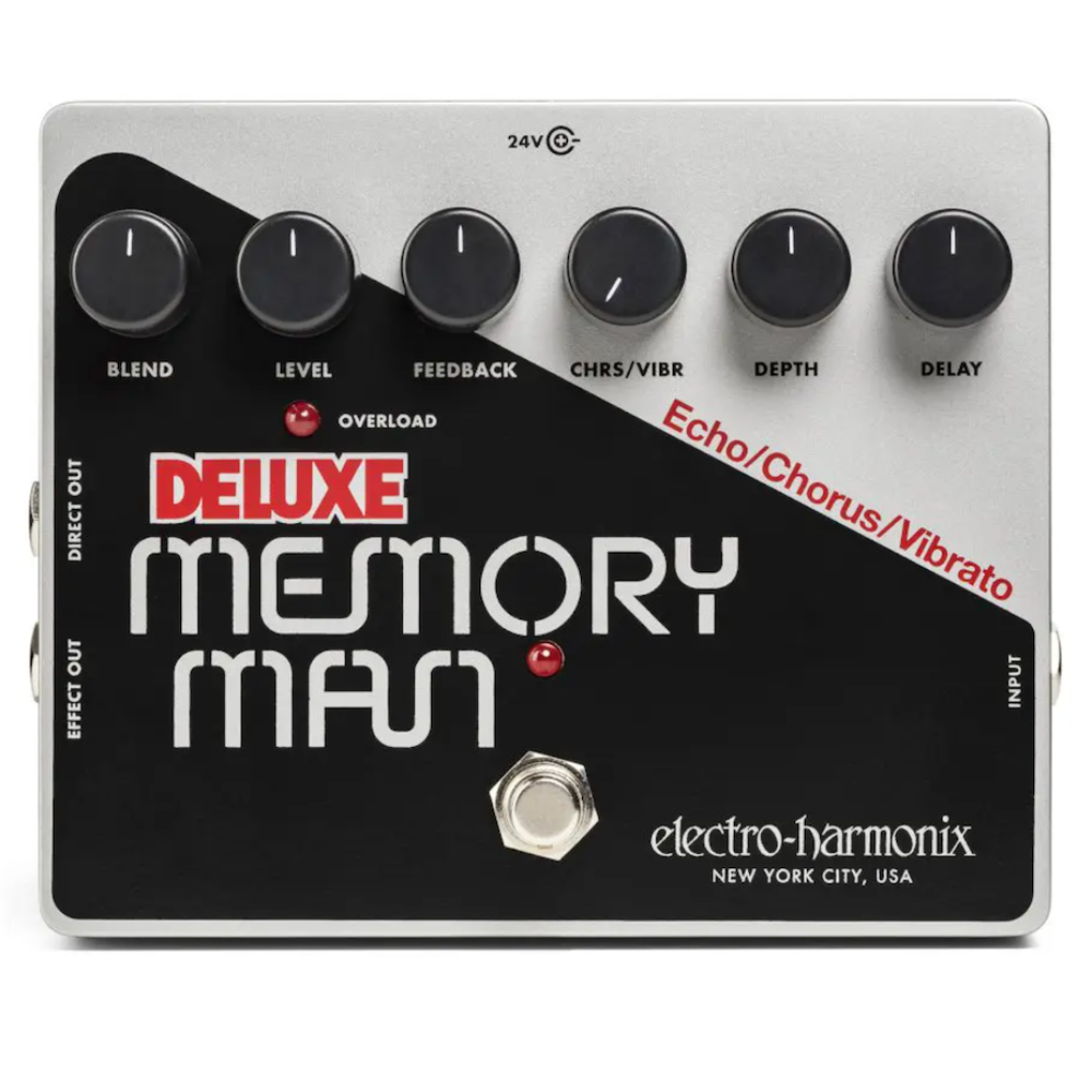 Electro-Harmonix Deluxe Memory Man Analog Delay Effects Pedal