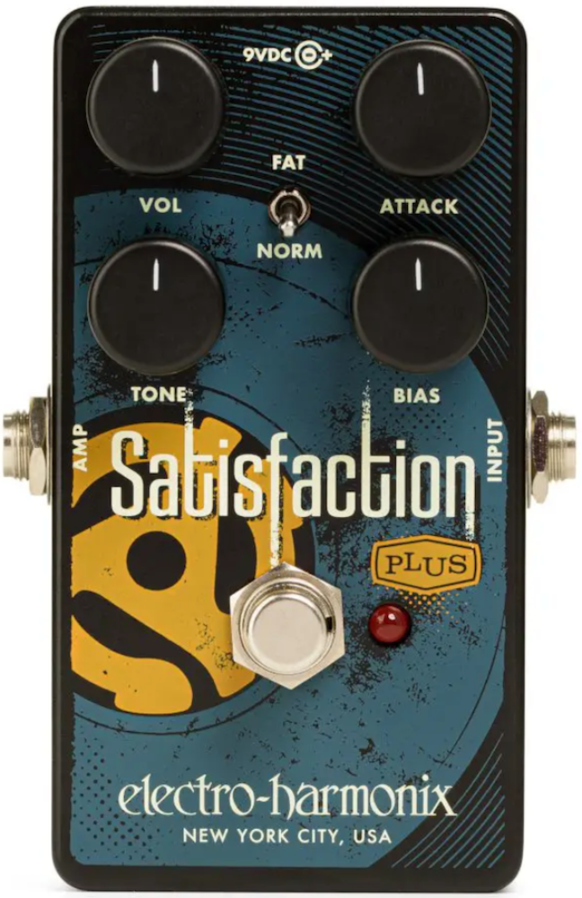fuzz pedal with bias control Electro-Harmonix Satisfaction Fuzz Plus Pedal