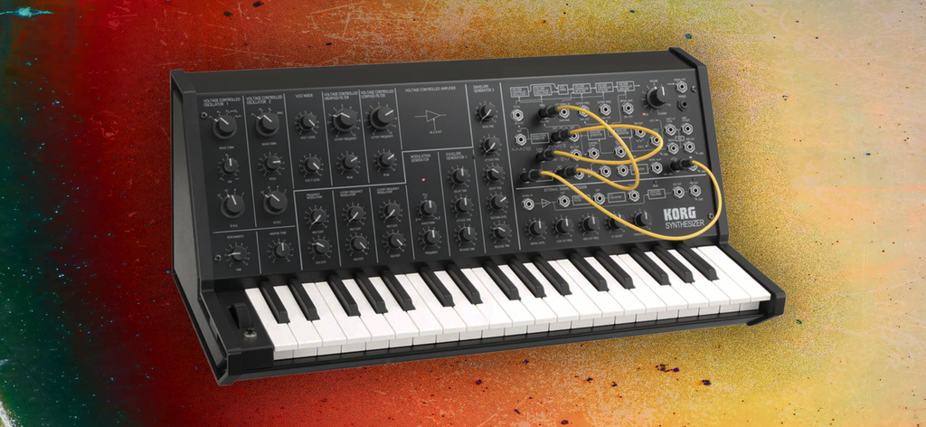 KORG MS-20 Mini Monophonic Analog Synthesizer in Black at Twin Town Guitars in Minneapolis Minnesota