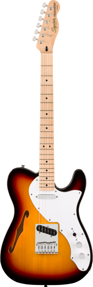 Squier Affinity Series Telecaster Thinline 3-Color Sunburst